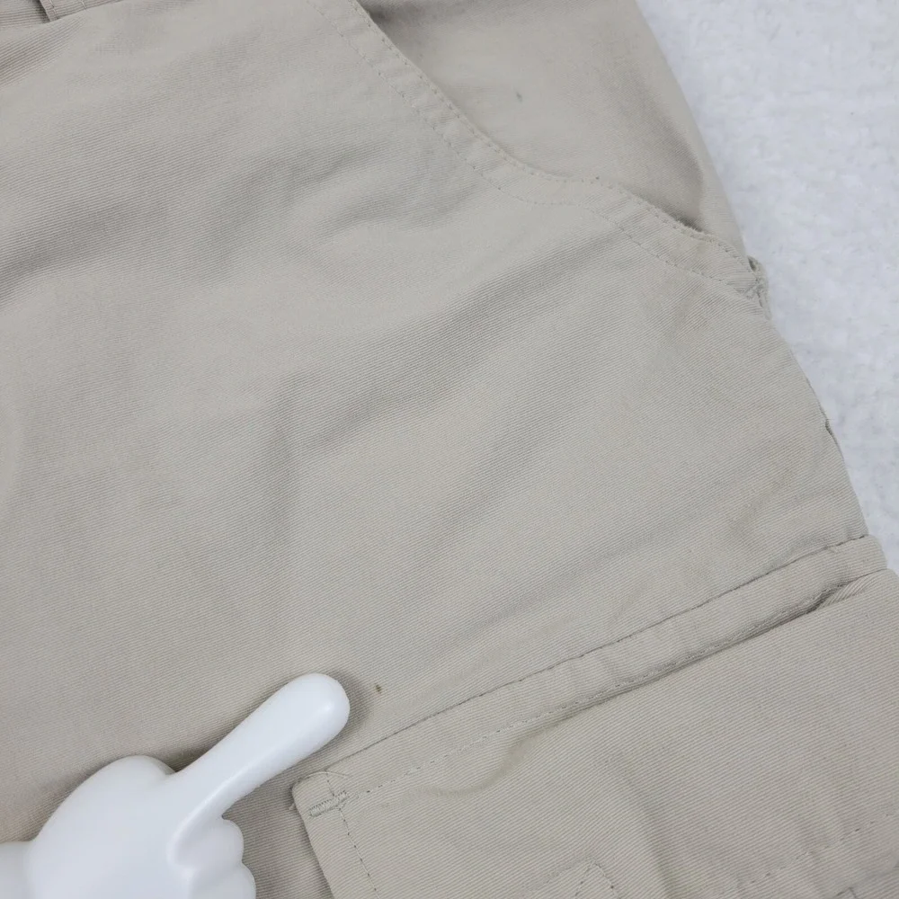 The North Face Paramount Cargo Shorts Mens Small S Light Khaki‎ Nylon Hiking